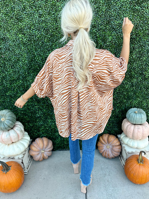 Adrienne Oversized Button Down Shirt