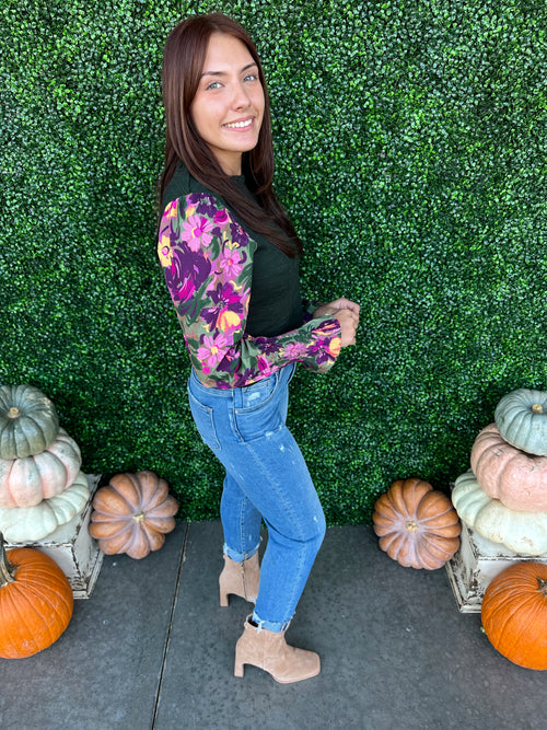 Floral Long Sleeve Top