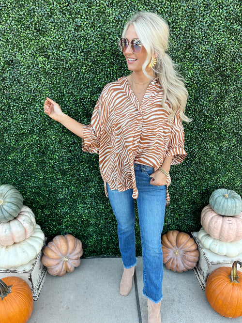 Adrienne Oversized Button Down Shirt