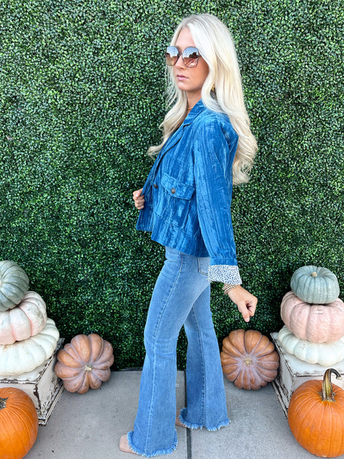 Velvet Short Jacket