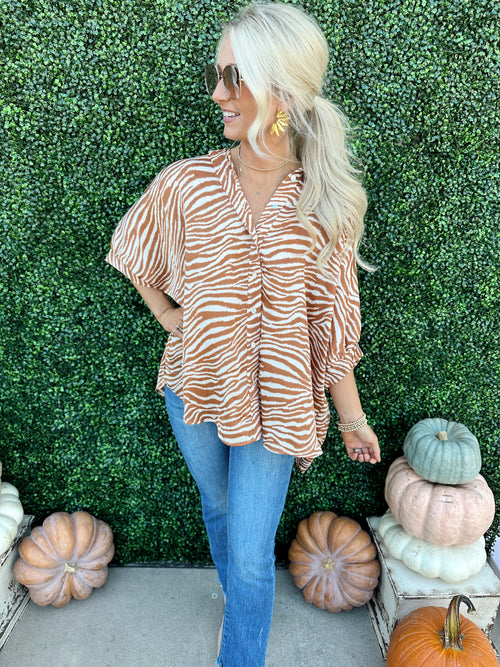 Adrienne Oversized Button Down Shirt
