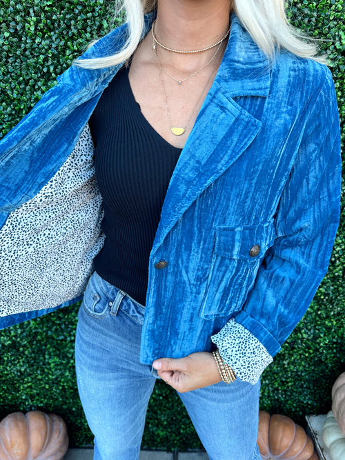 Velvet Short Jacket