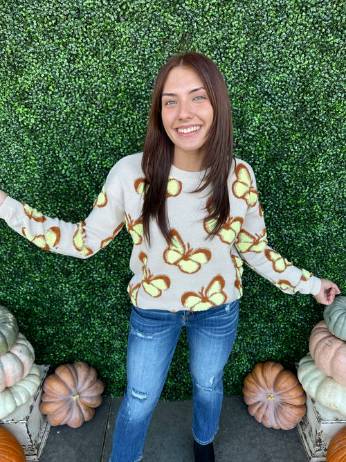Butterfly Crewneck