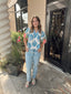 Embroidered Puff Sleeve Floral Top