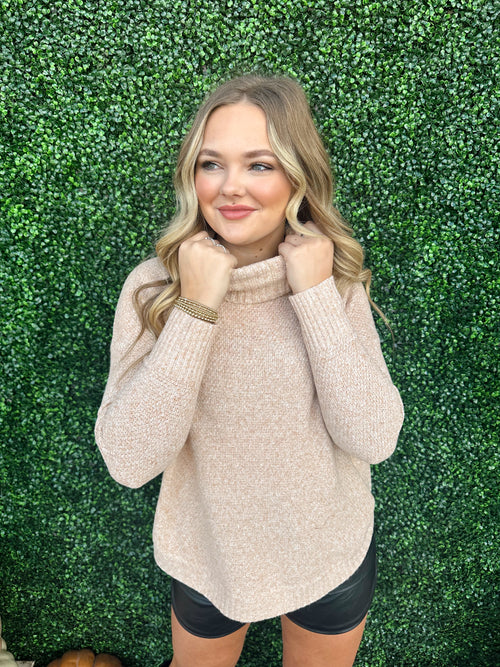 Slouchy Turtle Neck Sweater