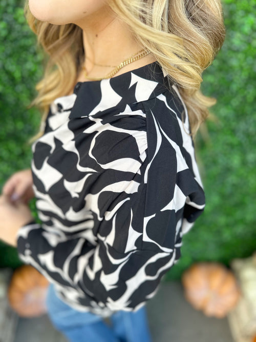 Printed Dress Top