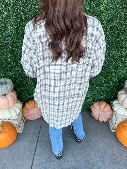 Plaid Washed Button Down