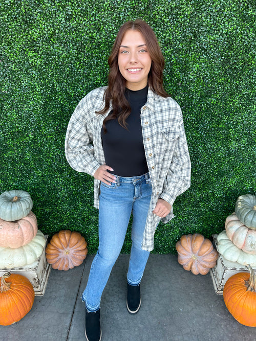 Plaid Washed Button Down