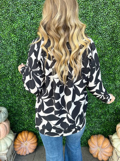Printed Dress Top
