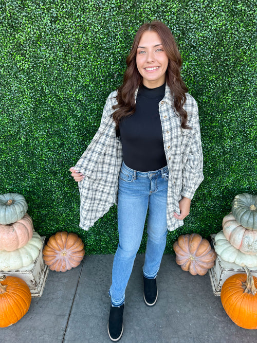 Plaid Washed Button Down