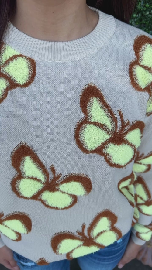 Butterfly Crewneck