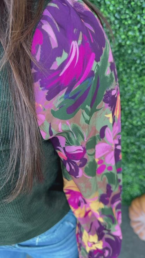 Floral Long Sleeve Top