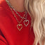 CS LARGE OPEN HEART NECKLACE