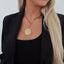 CS Lariat Coin Necklace