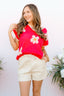 Pleather Stitch Design Shorts