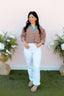 TC High Rise Ankle Straight Jeans