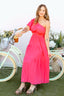 One Shoulder Tiered Maxi Dress