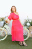 One Shoulder Tiered Maxi Dress