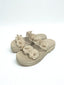 Double Band Floral Sandal