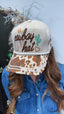 Cowboy Hat Cow Print Hat