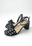 Polka Dot Bow Heel