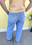 Stripe HR Kate Barrel Jeans w/ Utility Pocket