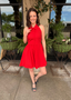 Poplin Halter Dress