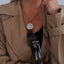 CS Two Toned Coin Necklace
