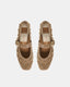 Suede Mikel Stud Flat