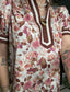 Floral Printed Dress w/ Collar Detail