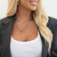 CS  Two Toned Locket Necklace