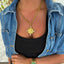 CS Pearl Coin Necklace
