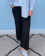 Black HR Soft Crop Wide Leg Aileeah Jeans