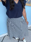 V-Neck Textured Relax Fit Tee