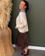 Raw Edge Comfy Knit Sweater