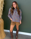Floral Embroidered Ruffle Collar Blouse