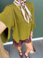 Scalloped Edge Knit Sweater
