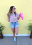 Short Sleeve Floral Top