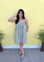 Green Stripe Babydoll Dress