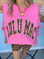 Pink/Leopard Puff Sweatshirt