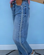 Embroidered Crop Flare Jean