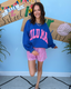 Royal/Pink Puff Sweatshirt
