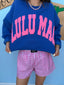 Royal/Pink Puff Sweatshirt