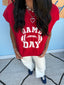 Game Day Drop Shoulder Sweater