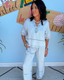 Washed Denim Relax Set