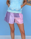 Stripe Patchwork Boxer Shorts
