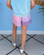 Stripe Patchwork Boxer Shorts