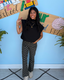 Mock Neck Balloon Fit Top