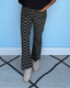 Polka Dot Crop Flare Jean