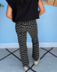 Polka Dot Crop Flare Jean